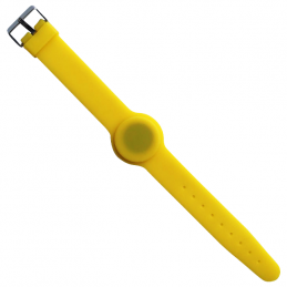 Bratara RFID Galbena din silicon Tehnologie EM4100 / TK4100 Frecventa 125 KHz BR-001_Galbena