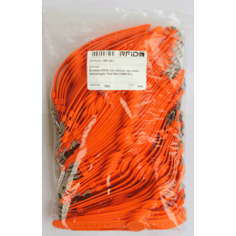 Pachet bratari portocalii din silicon, RFID TK4100 (125 KHz)