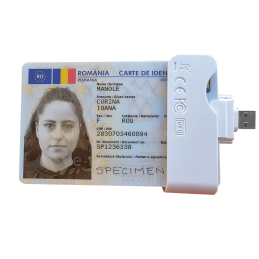 Cititor de carduri inteligente cu contact - AB Circle CIR115C-01