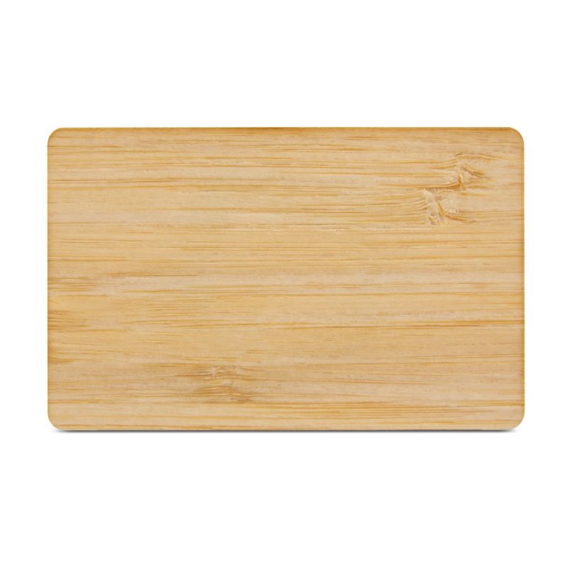 Card ISO, RFID NTAG 213(13.56Mhz), din bambus,