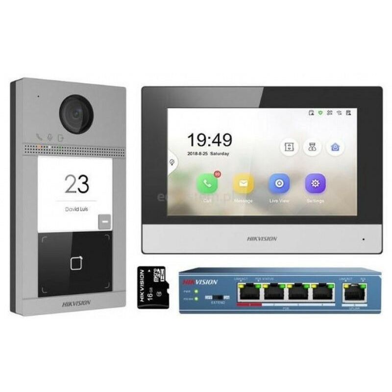 KIT VIDEOINTERFON HIKVISION DS-KIS604-S(C)