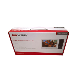 Kit videointerfon pe 4 fire HIKVISION DS-KIS212