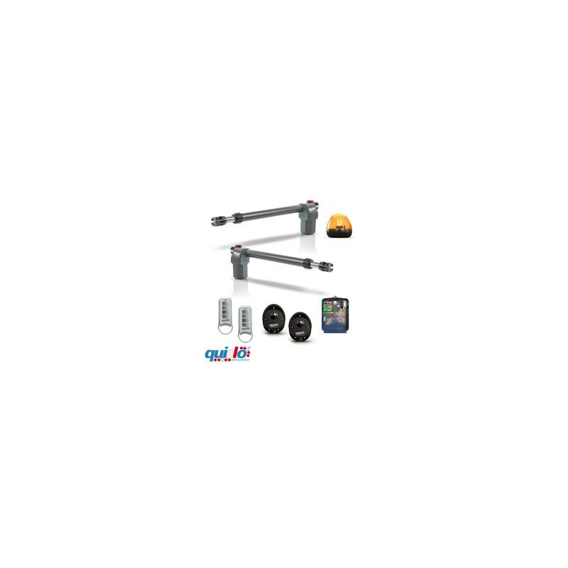 EON Kit automatizare porți batante 5 m / 300 kg — 2 motoare 230V, deschidere 20s QK-E600KIT(v2)+