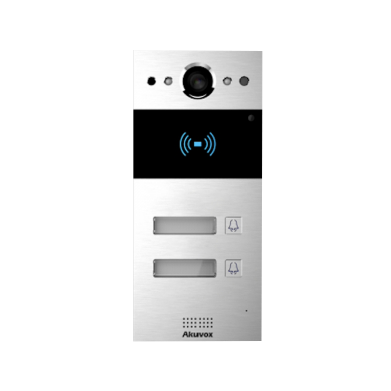 Video interfon IP SIP, post de apel cu 2 butoane