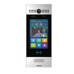 Video interfon IP SIP- post de apel cu ecran touchscreen de 7” si recunoastere faciala