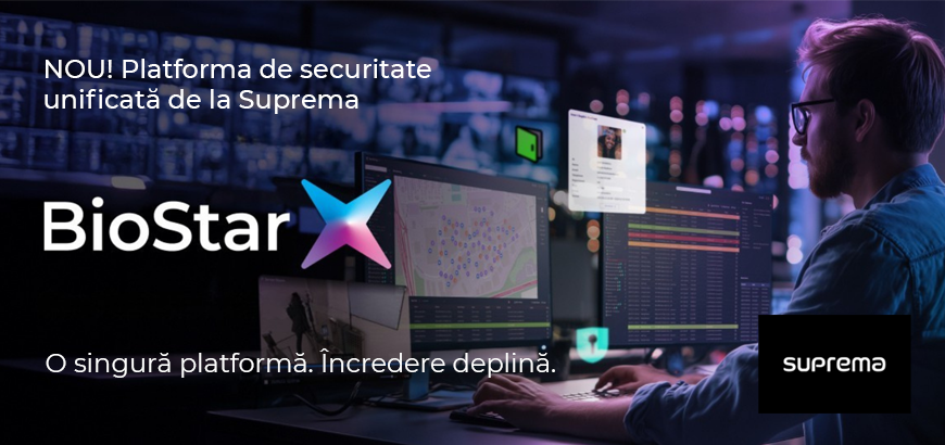 Suprema BioStar X - Platforma unificată de securitate